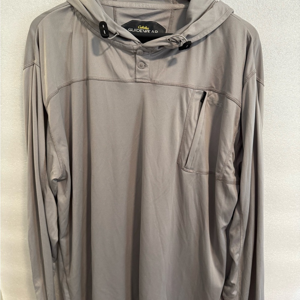 Cabela's Men's Gray Hooded Jacket